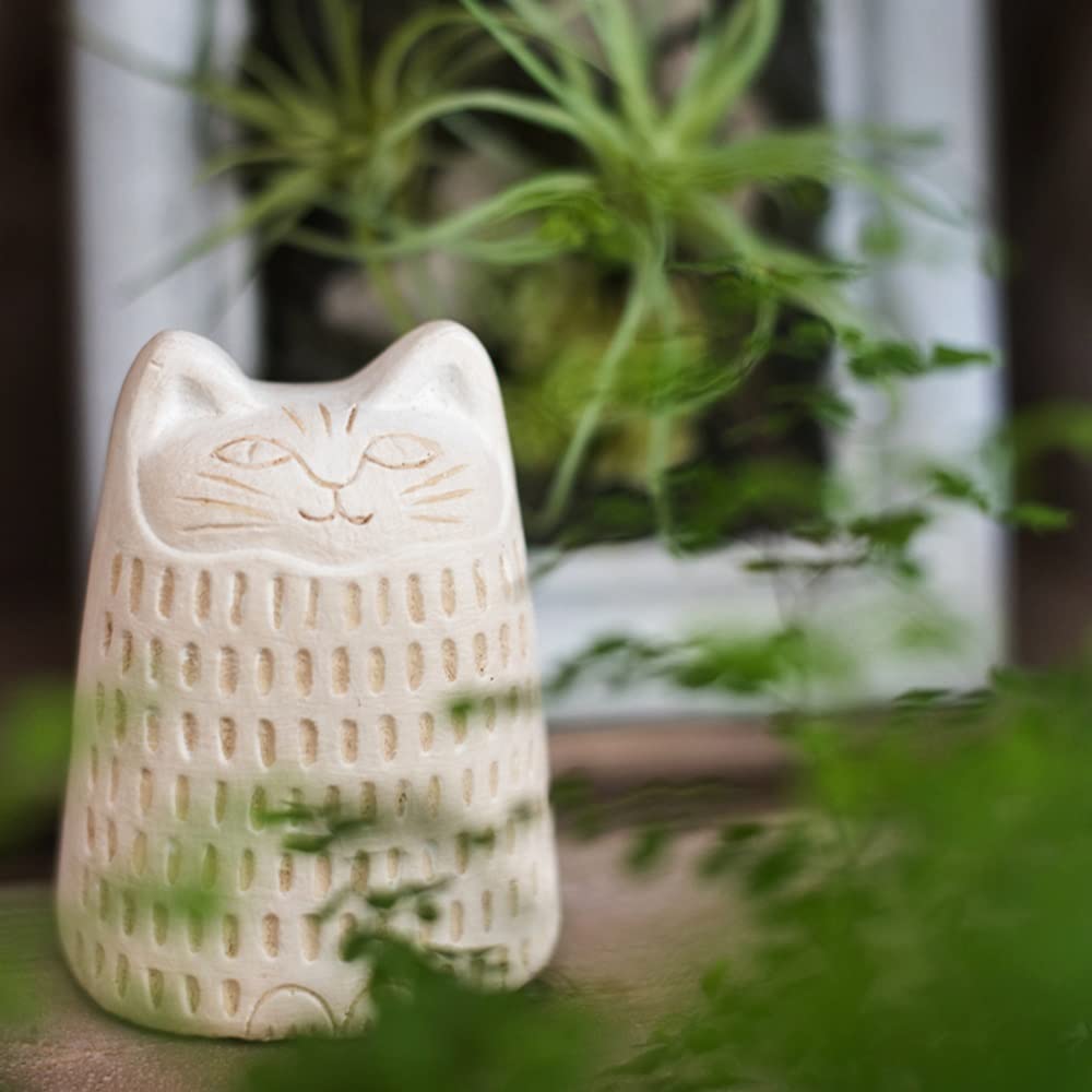 黒猫と白猫の置物 classic ネコの置物 】 陶器のネコ置物 箸置き おしゃれ かわいい 猫